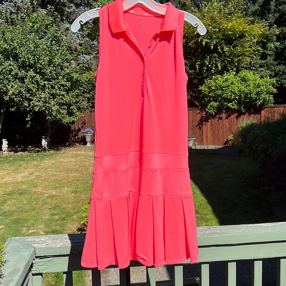 GAP girls polo dress tennis dress Sassy pink Girls XXL lycra shorts attached